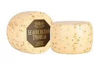 Сыр &quot;Беловежский трюфель&quot; с пажитником и ароматом грецкого ореха